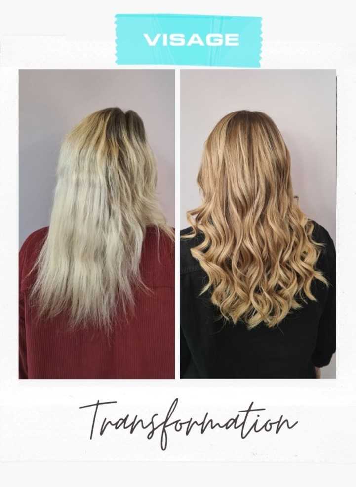 Transformation - Hairstyling - Friseur - Visage Hair & Beauty München